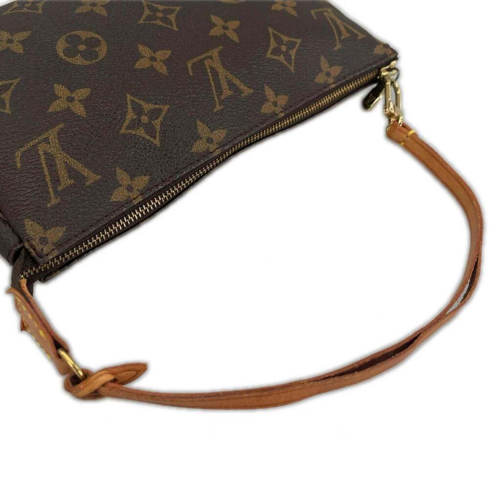 LOUIS VUITTON Brown Monogram Canvas Pochette Pouch - Picture 5 of 13